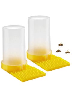 Y&D Bee Feeder, 2 Pack Water Feeder Beehive Beekeeping Dispenser Honey Entrance Drinking Equipment  - Image 1