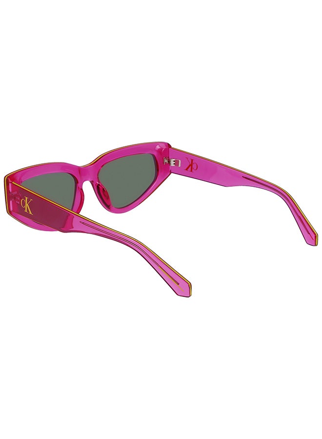 Calvin Klein Jeans Women's Cat Eye Sunglasses - CKJ23603S-675-5317 - Lens Size: 53 Mm - Image 3