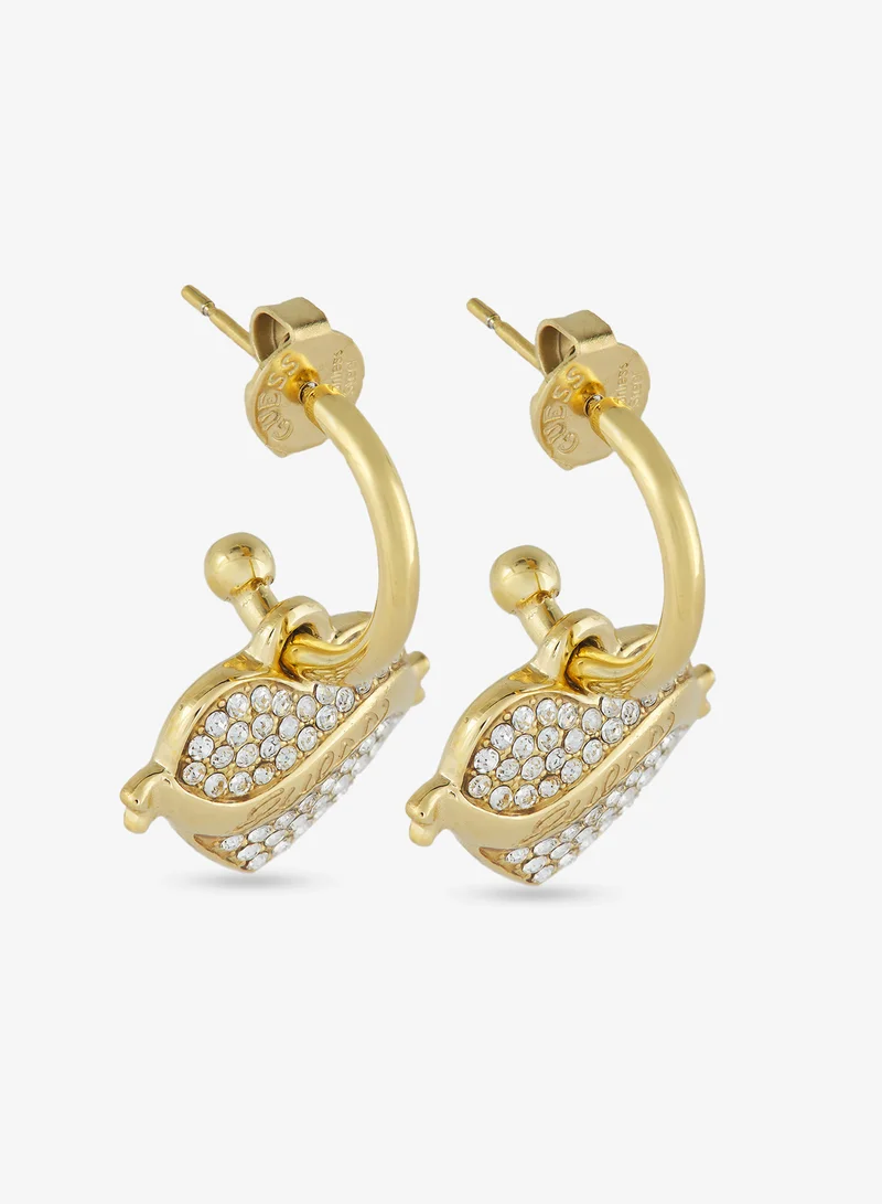 GUESS Vintage Guess Logo Earrings