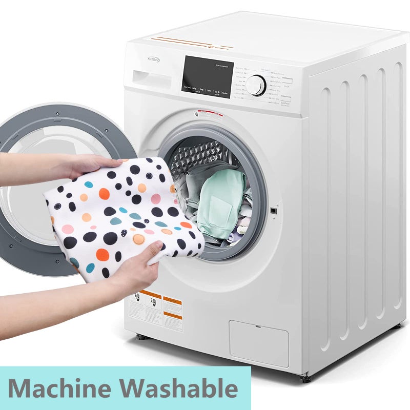 Womumon Splat Mat for Under High Chair/Arts/Crafts, Waterproof and Anti-Slip Splash Mat Floor Protector, Washable Highchair Floor Mat, 51 Inch Reusable Messy Mat and Baby Feeding Table Cloth - Image 4