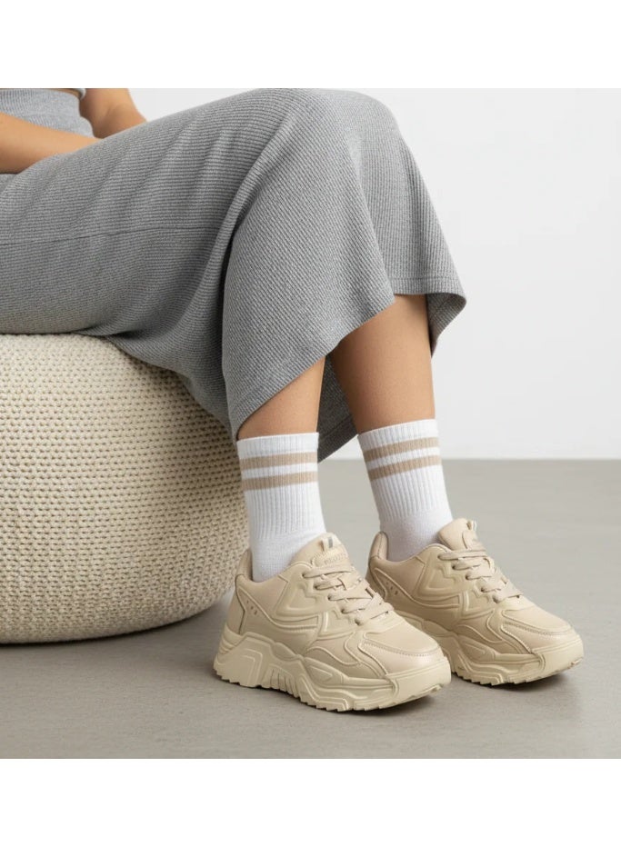 فيبراندا كوتشي عصري ومميز L-878-بيج - Image 1