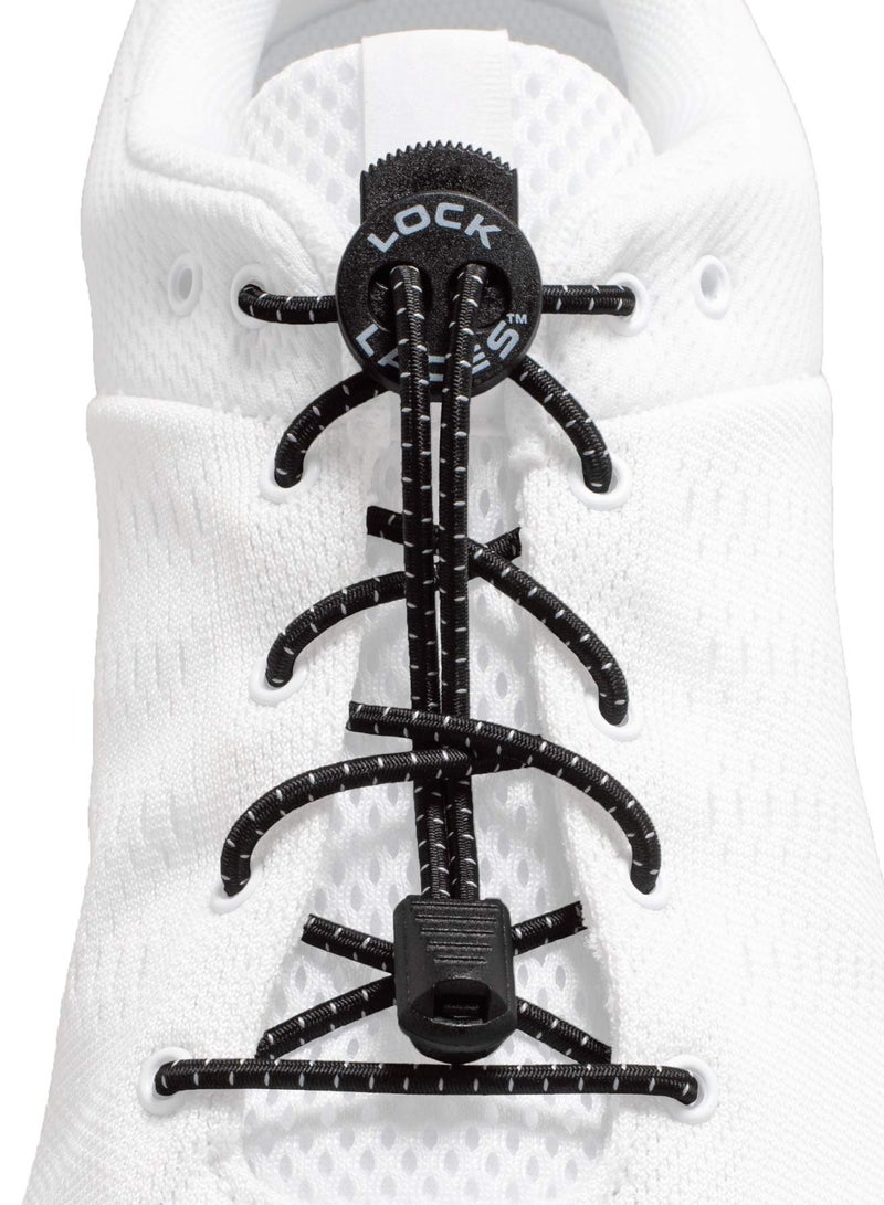 Lock Laces, Elastic No Tie Shoelaces, One Size Fits All, for Kids and Adults, Elastic No Tie Shoe Laces - Image 2