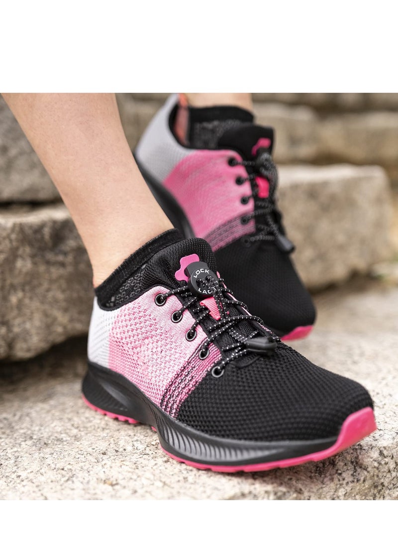 Lock Laces, Elastic No Tie Shoelaces, One Size Fits All, for Kids and Adults, Elastic No Tie Shoe Laces - Image 3