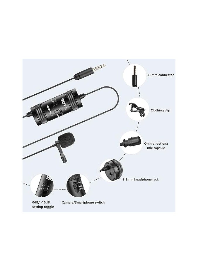 بويا ميكروفون بويا BY-M1 لافالير متعدد الاستخدامات - Image 3