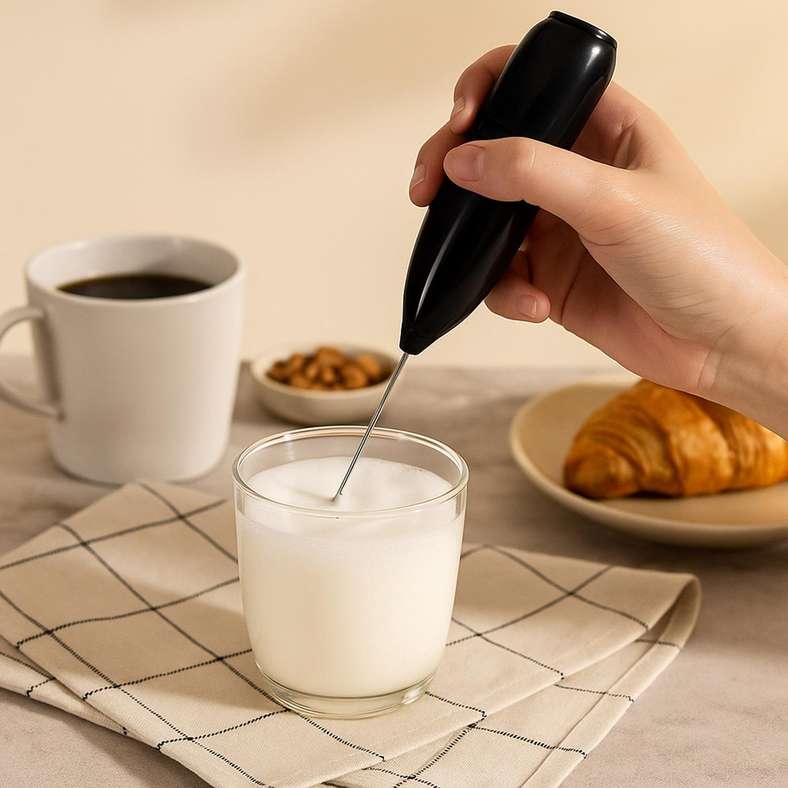 Pan Home Lanis Milk Frother 19.8x3.5x2.5cm -Black - 206HHT9900539 - Image 1
