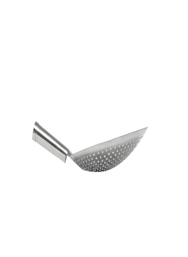 TrueCraftware- 11-inch Oil Skimmer Stainless Steel Hole Size: 6mm- for Cooking and Frying Kitchen Utensils Wire Pasta Strainer Spoon Food Preparation Kitchen Strainer - Image 5