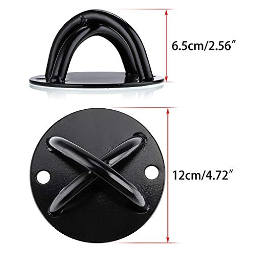 Kobo Wall Mount Bracket for Suspension Straps Resistance Trainer - Ceiling Mount Anchor for Yoga Swing Gymnastic Rings Boxing Equipment Battle Rope - Image 3