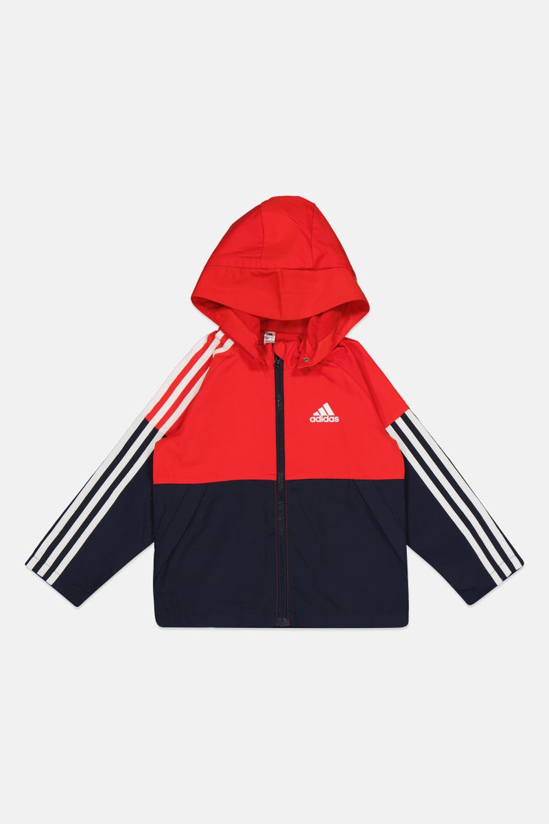 Adidas Toddlers Boy Brand Logo Urban Jacket, Multicolor - Image 1