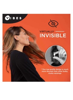 Vibes Vibes Acoustic Filter Ear Plugs - High Fidelity Decibel Reducing EarPlugs for Music Concerts, Festivals, Motorcycling - Hearing Protection for Tinnitus & Autism Sensory Processing Disorders  - Image 3