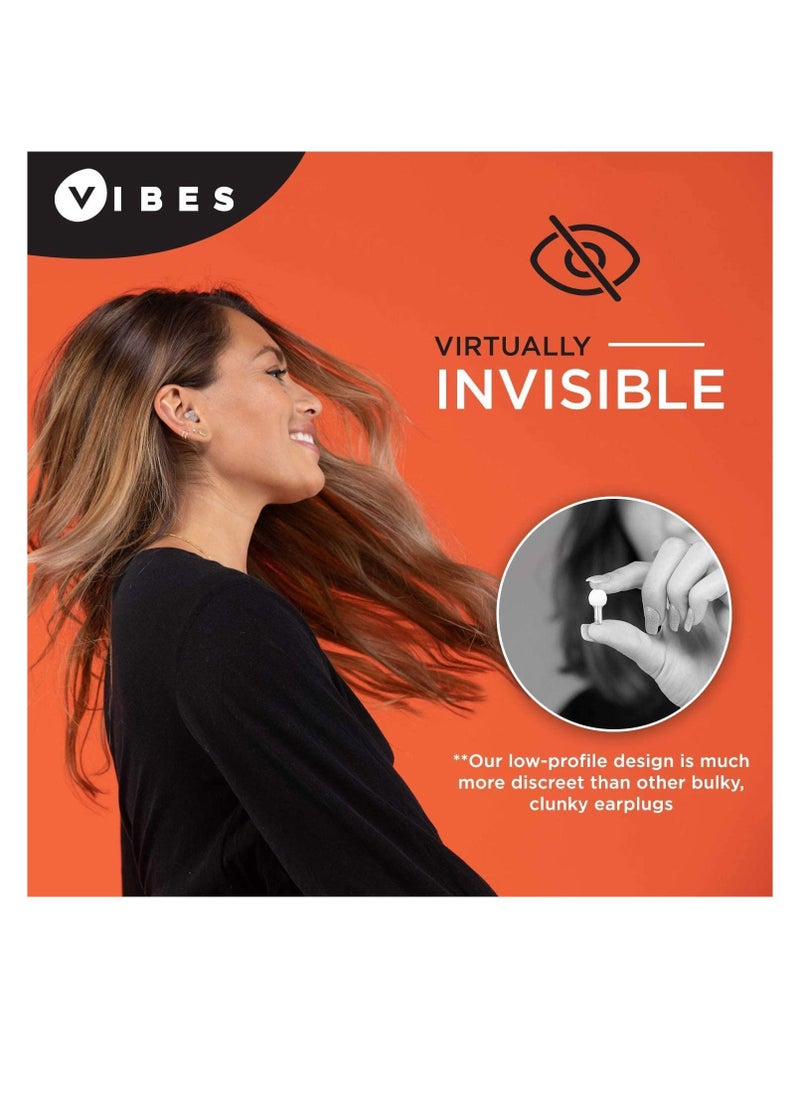 Vibes - Vibes Acoustic Filter Ear Plugs - High Fidelity Decibel Reducing EarPlugs for Music Concerts, Festivals, Motorcycling - Hearing Protection for Tinnitus & Autism Sensory Processing Disorders - Image 1