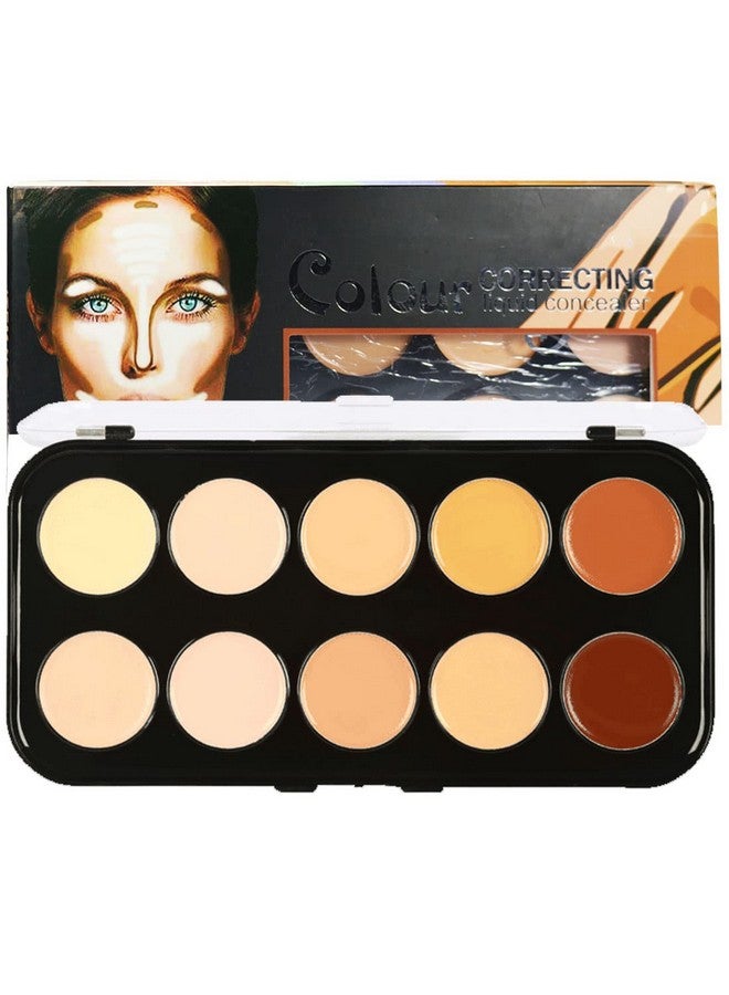 adbeni Professional Light Weight Multi-Purpose Matte Concealer Color Corrector Palette | Full Coverage - Image 2