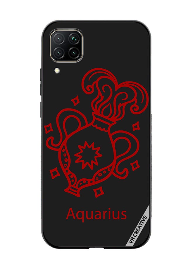 VR CREATIVE Protective Case Cover For Huawei Nova 7i/P40 Lite Aquarius Zodiac Signs Design Multicolour - Image 1