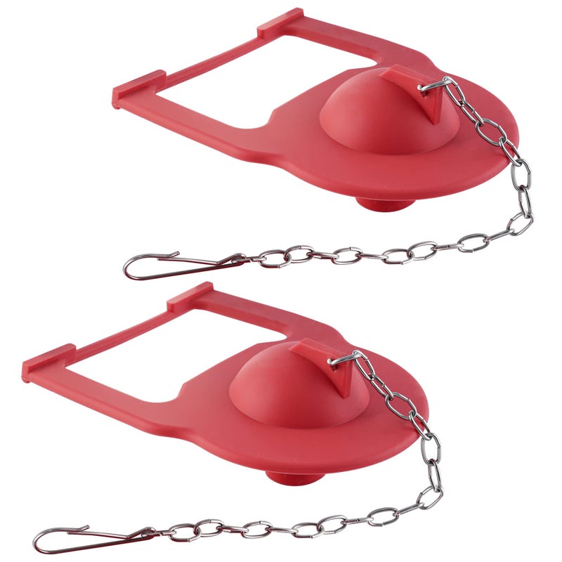 بديل صمام المرحاض هبنت 2 عبوة 2 بوصة متوافق مع قطع كوهلر هينج ستايل 84995 و 1000490 صمام المرحاض عالي الأداء مع سلسلة ستانلس ستيل سهل التركيب