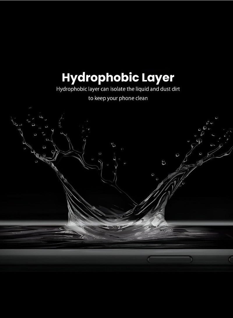 راكسوم واقي شاشة غير لامع بتغطية كاملة لهاتف فيفو Y04 4G / Y29s 5G 2025 - طبقة نانو سيراميك مرنة عالية الجودة مع التصاق كامل بالغراء، مضاد للانعكاس، مضاد لبصمات الأصابع، حماية كاملة خالية من الفقاعات - شفاف/أسود - Image 5