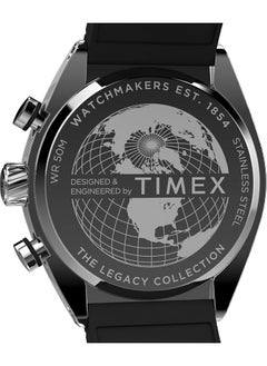 تيميكس ساعة كرونوغراف كوارتز للرجال بسوار مطاطي Tw2W64500  - Image 4