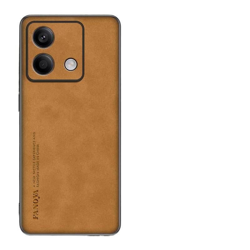 Leather Texture Protective Case for Redmi Note 13 with Shockproof and Drop Protection plus Shockproof plus Anti-Fingerprint plus Scratch Resistant in Navy Blue - Image 4