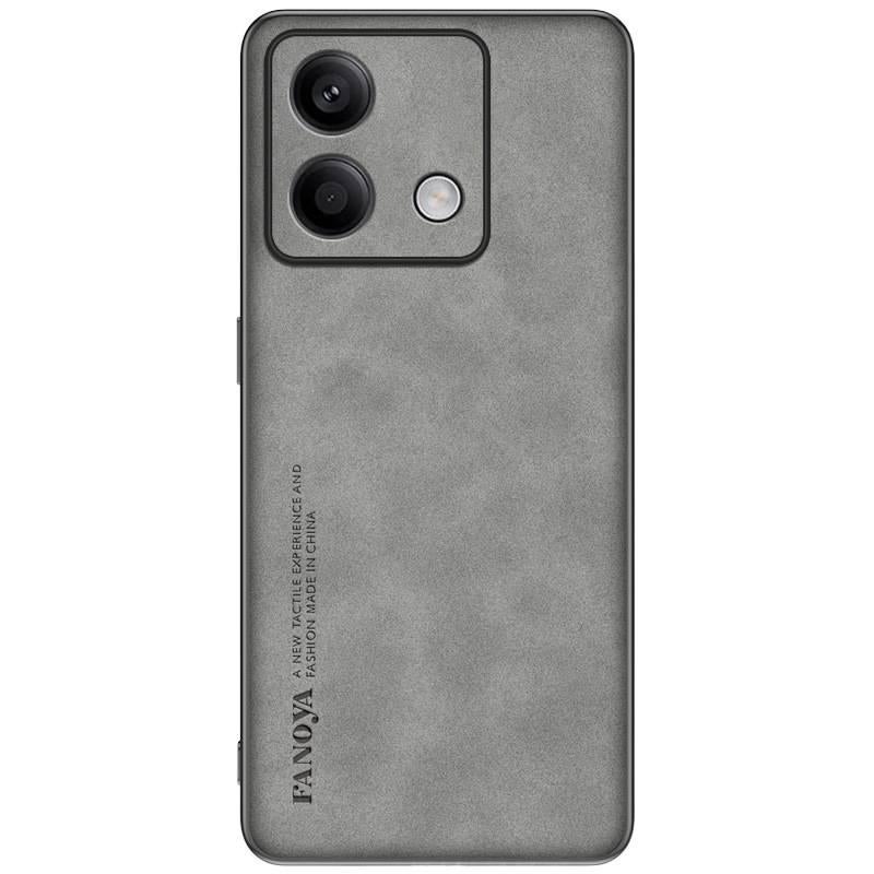 Leather Texture Protective Case for Redmi Note 13 with Shockproof and Drop Protection plus Shockproof plus Anti-Fingerprint plus Scratch Resistant in Navy Blue - Image 5