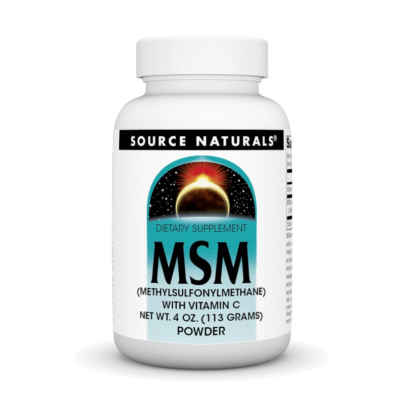 MSM Methylsulfonylmethane with Vitamin C Powder 4 Ounce