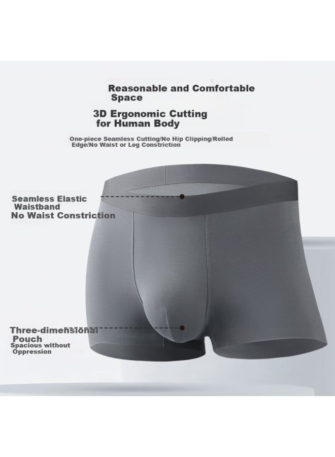 Your Sun Comfortable And Cool Men's Underwear With 100s Modal, 7a Antibacterial Boxer Briefs And Shorts Gift Box For Father's Day - Image 5