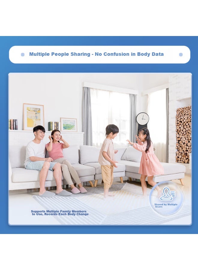 Midea Smart Body Fat Scale, Home Precision Electronic Scale, Body Health Weighing Scale, Weight Scale, Weight Loss Scale, Bluetooth Connection, 20 Body Data Monitoring - Image 4