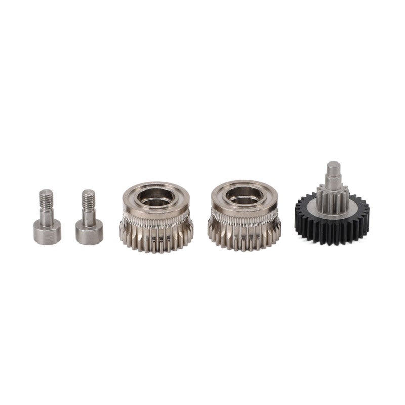 Extruder Gear Ni Plated Hardened Steel Kit - All Metal 60+HRC Durability Filament Drive Gear for K1 K1C K1 Maximum 3D Printers Replacement Parts - Image 1