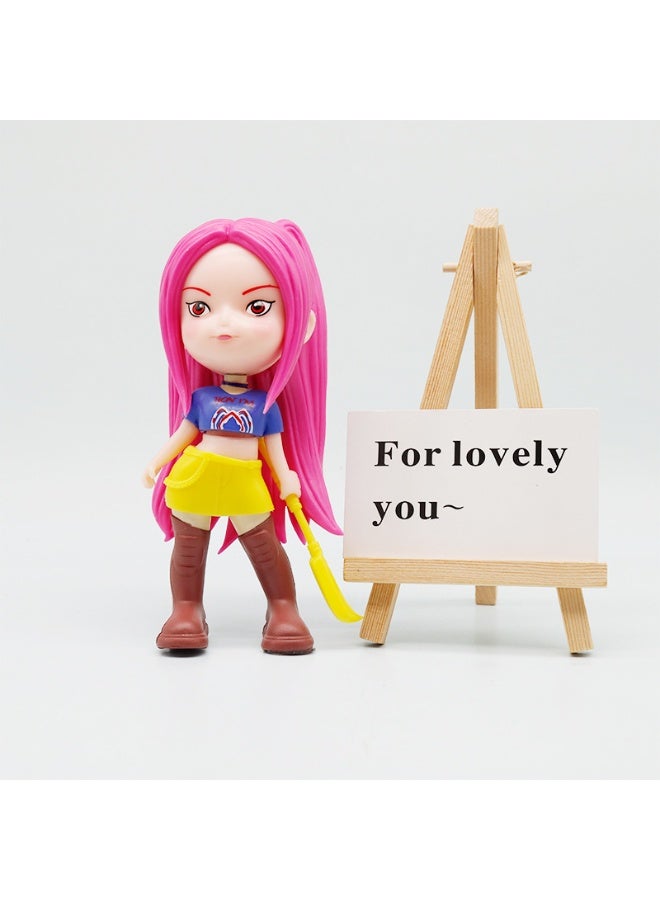 general KPop Demon Hunters desktop decoration Blind Box Cute Character Model collection Decoration Toys Gifts for Family and Friends - Image 4