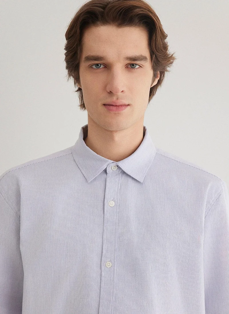 MAVI Navy Striped Shirt