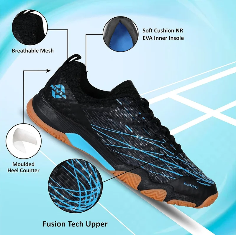 Nivia Powerstrike 3.0 Badminton Shoes for Men