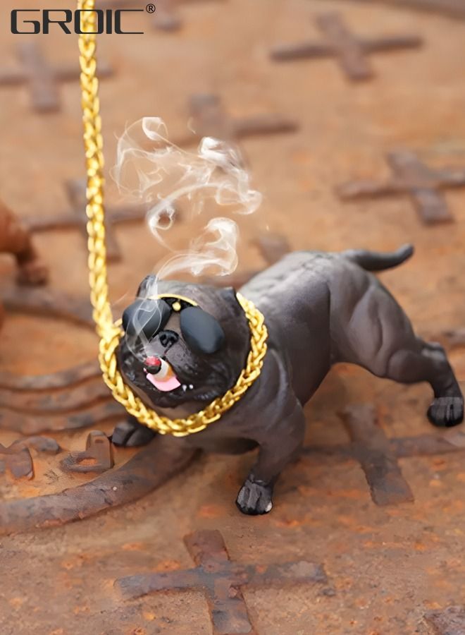 GROIC Bully Pitbull Dog Car Interior Decoration Dashboard Ornament Fashion Funny Cute Home Decoration Auto Accessories Car Decoration Interior - Image 2