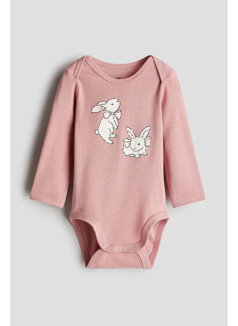 اتش اند ام Envelope-neck bodysuit