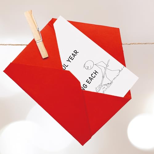 OJsensai Funny Anniversary Card & Gifts for Husband Wife Men Women, Happy Anniversary Decorations - Image 5