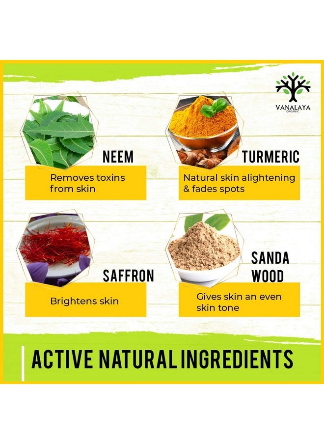 VANALAYA - Ubtan Face Mask, Face Pack For Fairness, Tanning & Glowing Skin With Saffron, Turmeric & Apricot Oil Detan Mask 100 Ml - Image 1