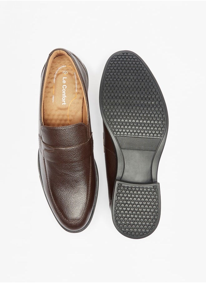 Le Confort - Men Textured Slip-On Loafers - Image 1