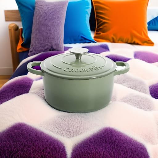 Crock-Pot Artisan Round Enameled Cast Iron Dutch Oven, 3-Quart, Pistachio Green - Image 5