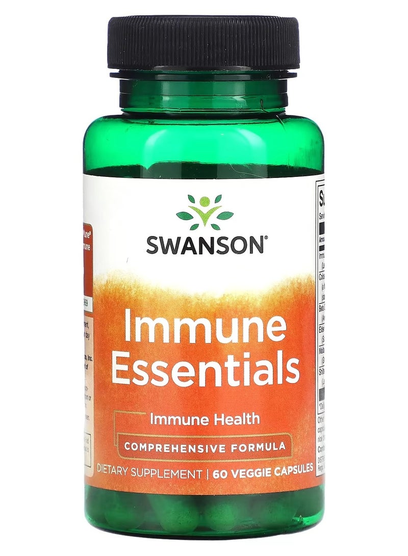 Swanson, Immune Essentials, 60 Veggies Capsules