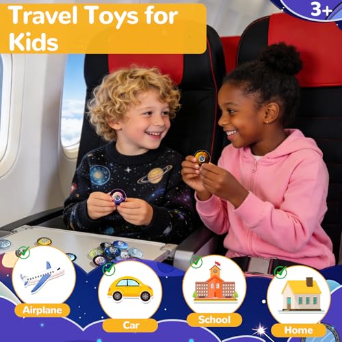 Sauyoza 52Pcs Solar System Fidget Spinners for Kids Outer Space Party Favors Planet Toys for Kids 35 57 Bulk Space Theme Goodie Bag Stuffers Sensory Classroom Rewards Treasure Box Prizes - Image 5