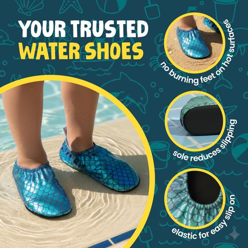 Slipstop Most item matching trendy design AntiSlip Shoes for Kids - Quick-Dry Aqua Socks Beach Shoes for Kids - Barefoot Shoes for Water Sports Yoga Exercise KSA market popular practical build - Image 2