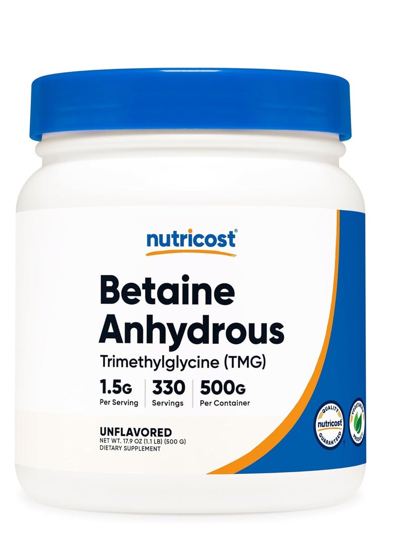 Nutricost Betaine Anhydrous Trimethylglycine Unflavoured