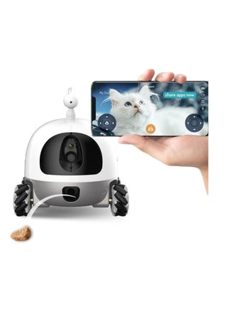 Tutirobo Smart Internet of Technology Home Robot for your Cats Dogs and even your Family Mobile Full HD Pet Camera with Treat Dispenser Remote Control via App Pet Robot - pzsku/Z1B12ABC1860102E926ABZ/45/_/1664290024/a1f556f9-c5fb-4504-b986-d2a067ed6d61