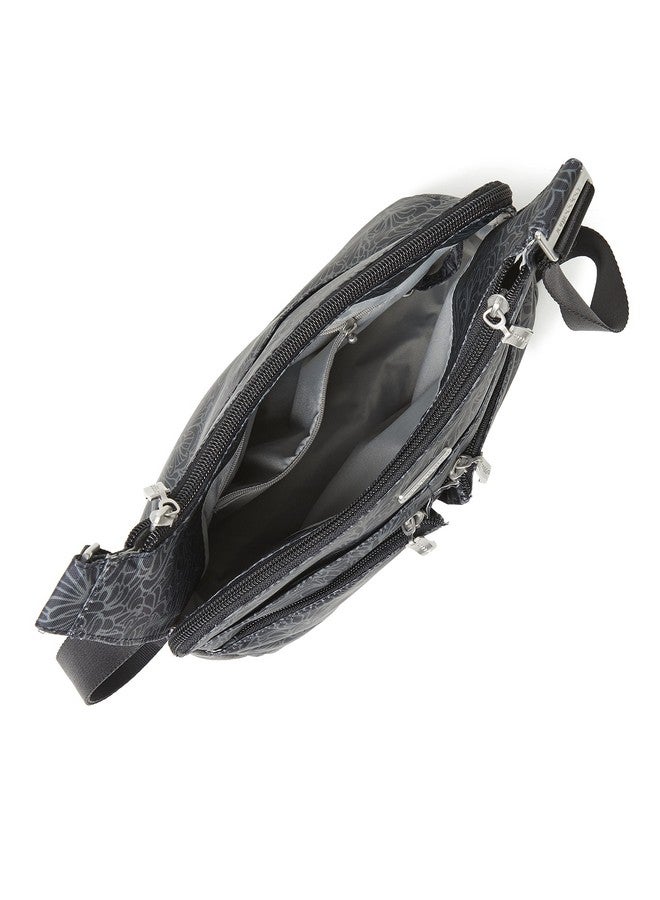 Baggallini Cross Over Crossbody Bag For Women Lightweight Waterresistant Travel Bag With Adjustable Strap Rfid Wristlet - Image 5