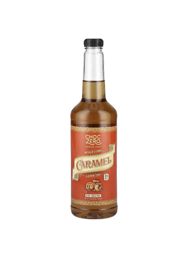 CHOCZERO ChocZero, Flavoring Syrup, Caramel , 26.5 oz (750 ml)  - Image 1