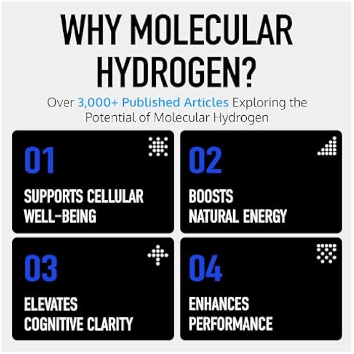 DRINK HRW Rejuvenation Molecular Hydrogen Water Tablets: 12 ppm H2, Patented, USA Made, IHSA-Certified Hydrogen & Magnesium Supplement. Supports Energy, Recovery, Cognitive Function (Unflavored, 30Ct) - Image 5