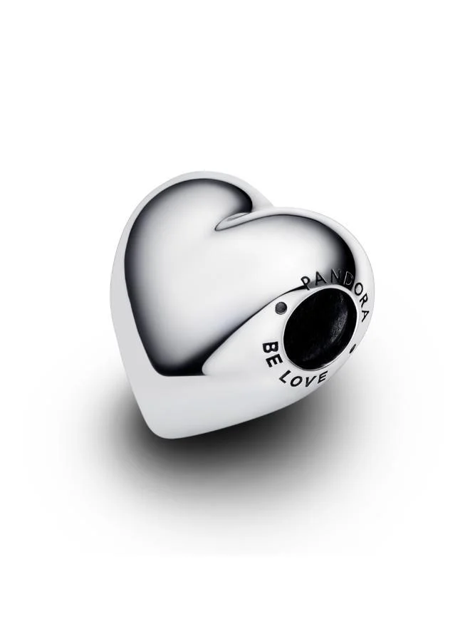 باندورا Be Love Engravable Large Heart Charm
