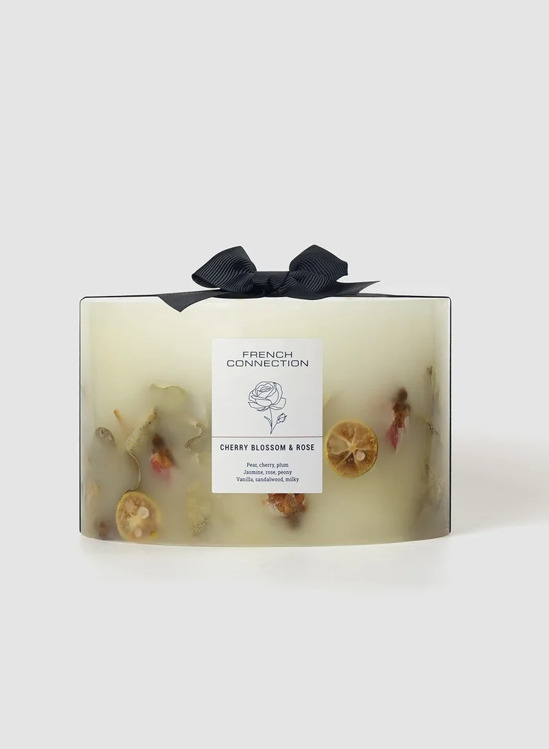 French Connection Botanical Infused Cherry Blossom & Rose Candle 1.5KG