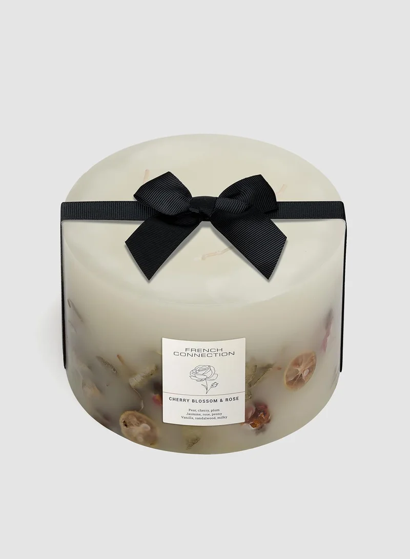 French Connection Botanical Infused Cherry Blossom & Rose Candle 1.5KG