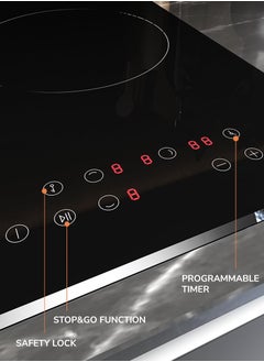 MILLEN MILLEN Built In Electric Hob 45cm MEH 451 BL  - Image 5