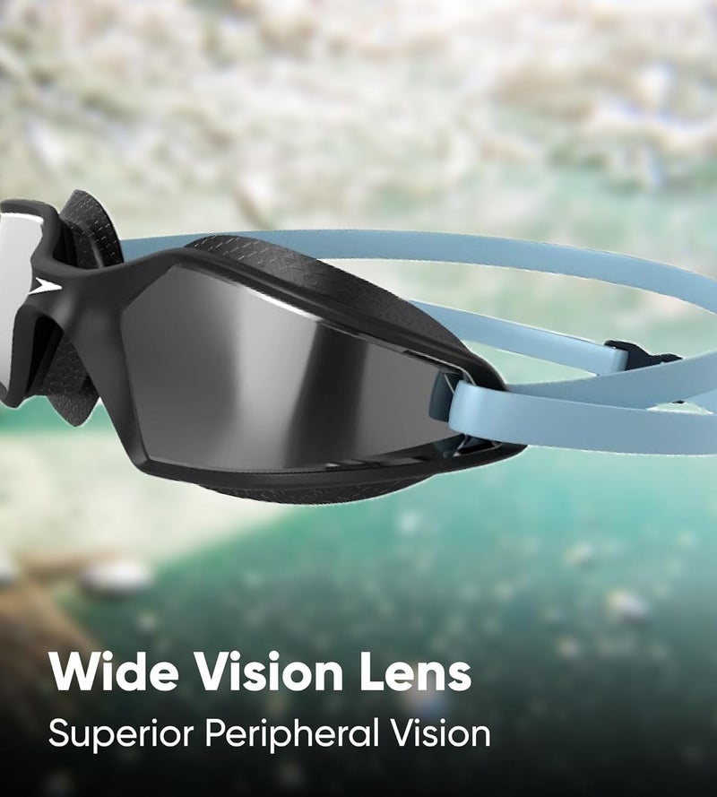 Speedo Unisex Adult Hydropulse Mirror-Lens Swim Goggles - Image 5