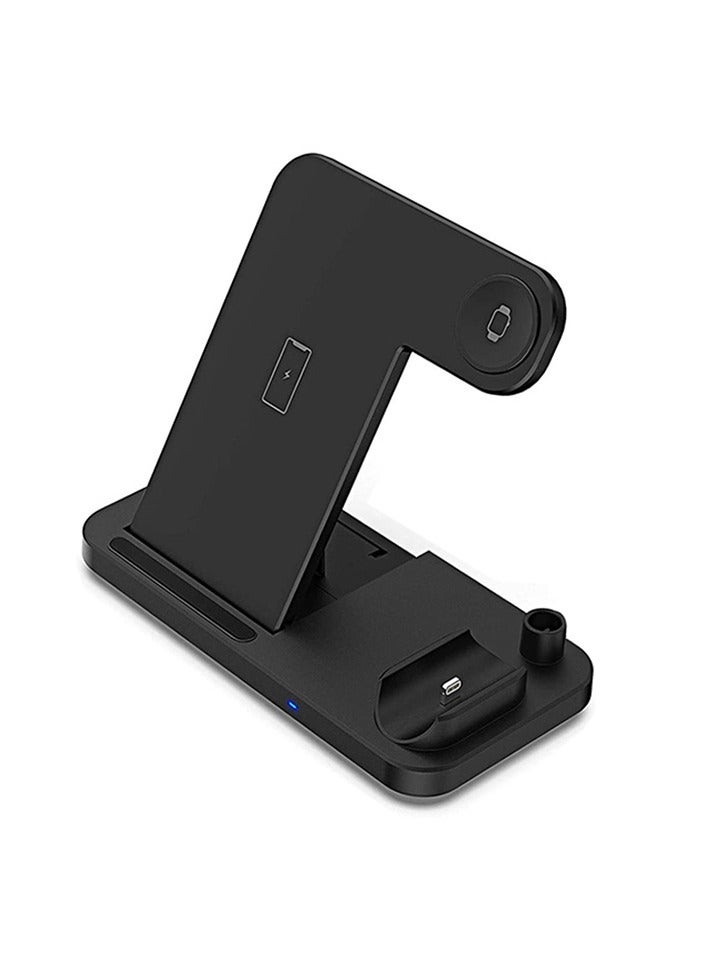 15W Four in One Wireless Charger Vertical Phone Holder - Image 2