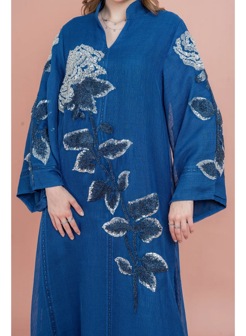 IKKXA Crystal Handwork Modern Jalabiya