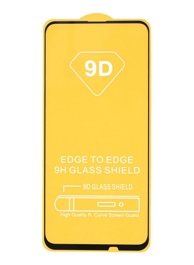 نيبمينينت لاصقة حماية للشاشة من الزجاج 9D بتغطية كاملة الحافة إلى لهاتف هواوي Y9 برايم 2019 أسود/شفاف - Image 1